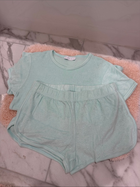 LAKE Other - LAKE Mint Green Short Sleeve Lounge Tee & Shorts Set